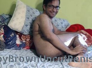 ChubbyBrownUncutPenis