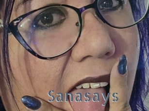 Sanasays